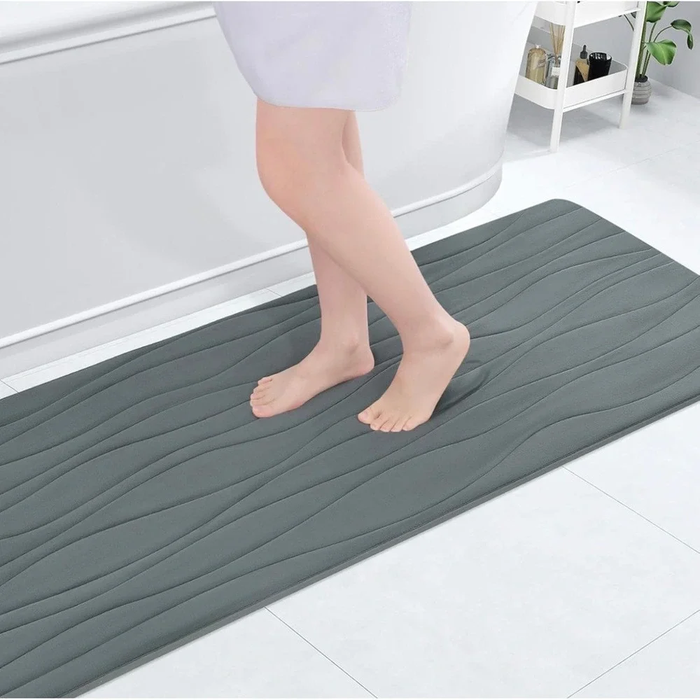 New Set of 2 Buganda Memory Foam Bath Mats – 17